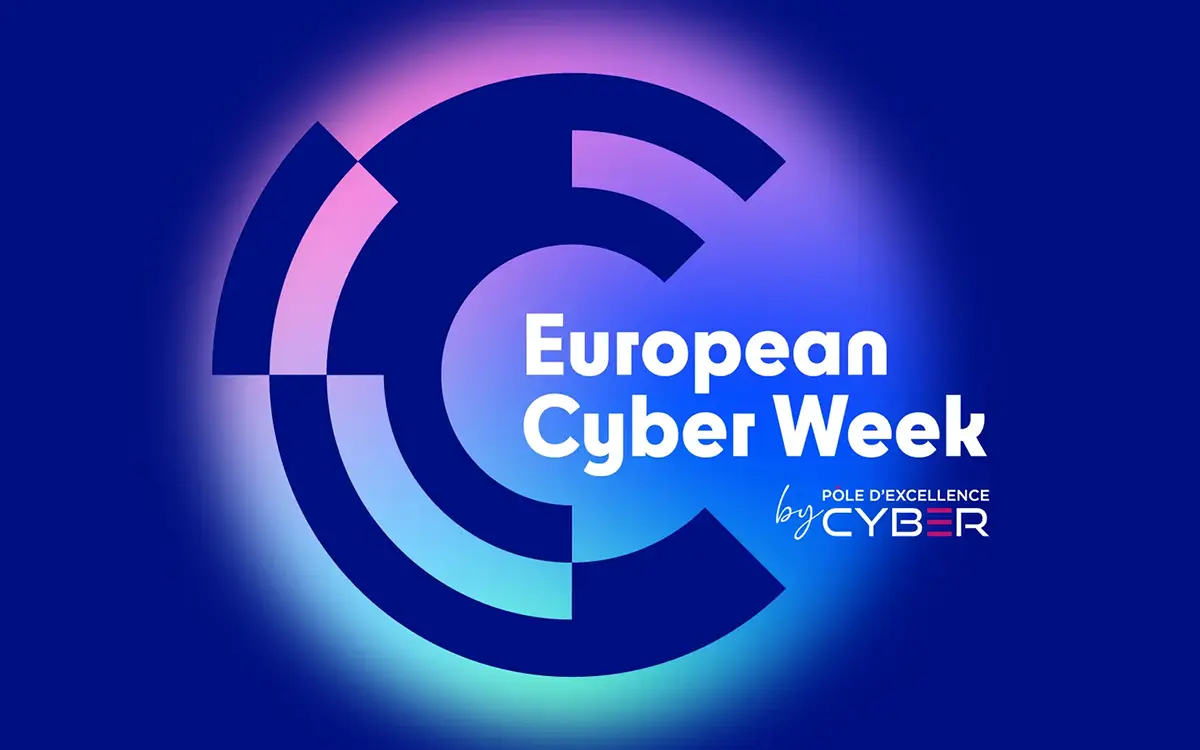 Affiche de l'édition 2024 de l'European Cyber Week à Rennes