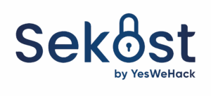 Logo Sekost by YesWeHack - Bleu