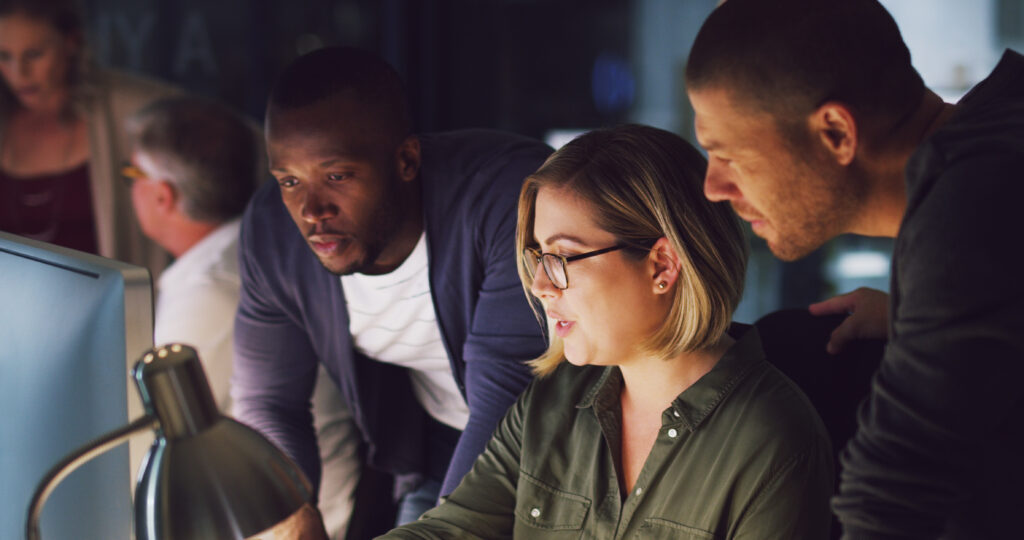 Réunion en cours dans une entreprise